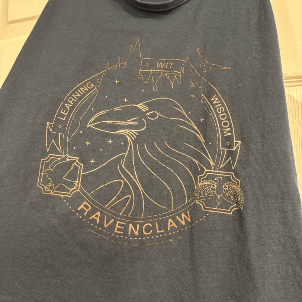 Blue Ravenclaw Graphic Tank Top